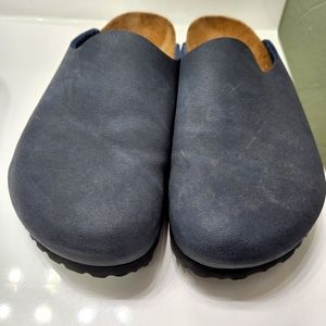 Birkenstock Birkis Navy Clogs L7 38
